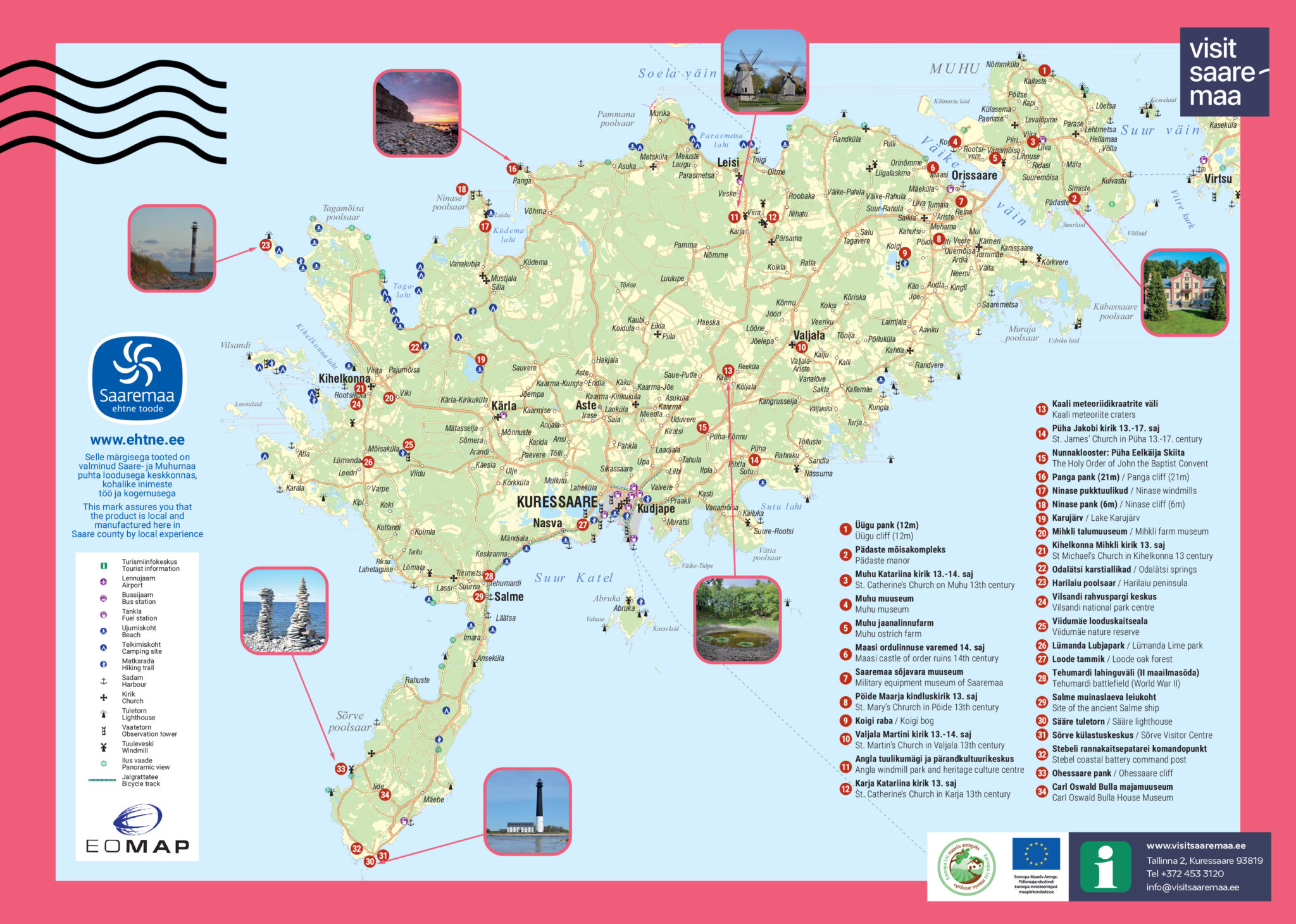 saaremaa tourist map